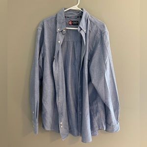Men’s denim button down